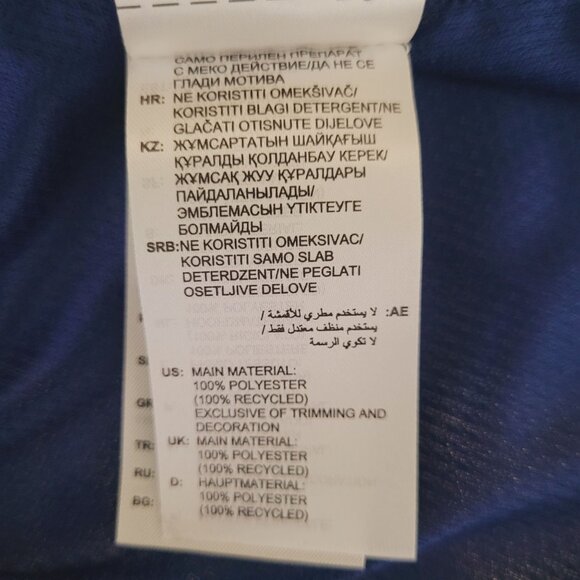 Adidas Aeroready Designed for Movement Tee Mens Size S Blue Short Sleeve NWT - Picture 8 of 8